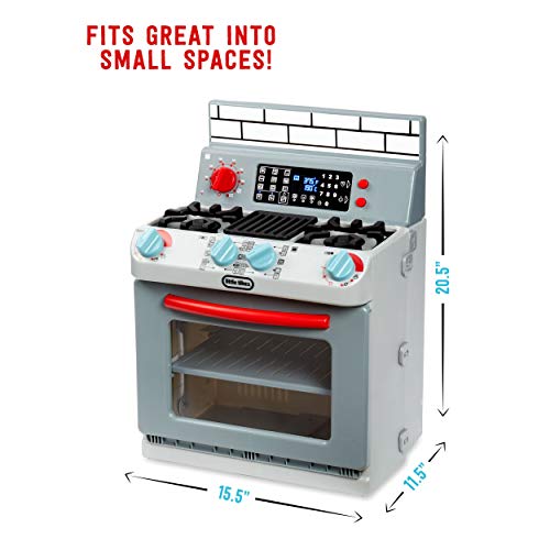 Little Tikes First Oven Realistic Pretend Play Appliance for Kids, Play Kitchen with 11 Accessories .