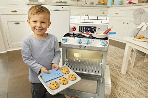 Little Tikes First Oven Realistic Pretend Play Appliance for Kids, Play Kitchen with 11 Accessories .