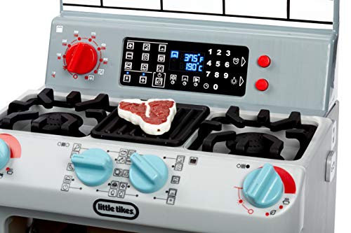 Little Tikes First Oven Realistic Pretend Play Appliance for Kids, Play Kitchen with 11 Accessories .