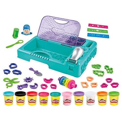 Play-Doh Set On The Go Imagine and Store Studio, with 30 Tools and 10 Cans. 3 & up.