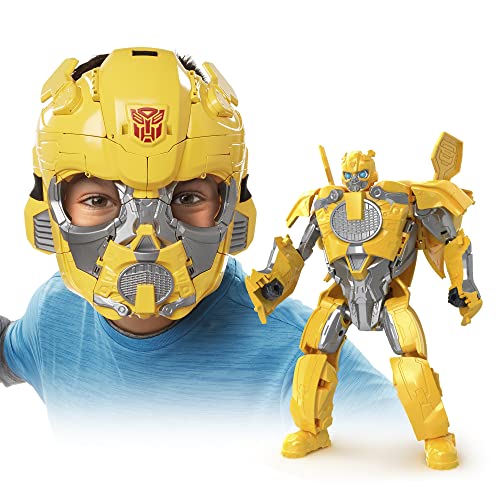 Transformers Rise of The Beasts Movie Bumblebee 2-in-1 Converting Roleplay Mask Action