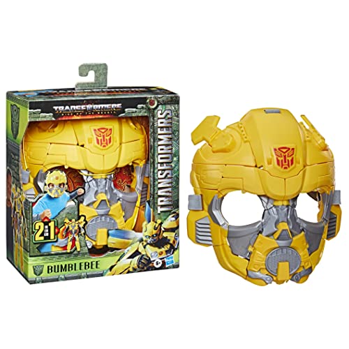Transformers Rise of The Beasts Movie Bumblebee 2-in-1 Converting Roleplay Mask Action