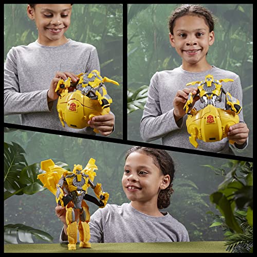 Transformers Rise of The Beasts Movie Bumblebee 2-in-1 Converting Roleplay Mask Action