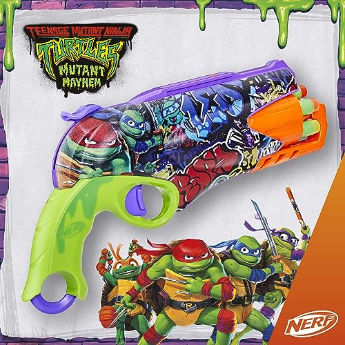 NERF Teenage Mutant Ninja Turtles Blaster, 10 Elite Darts, 8 & Up