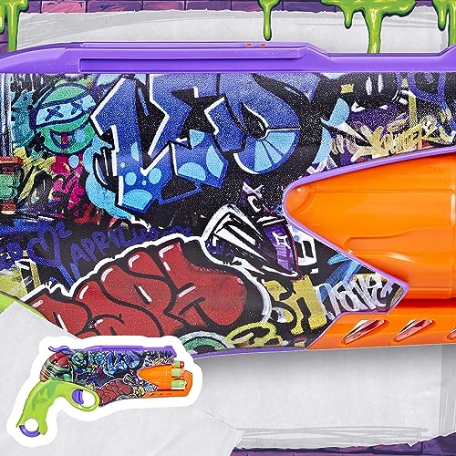 NERF Teenage Mutant Ninja Turtles Blaster, 10 Elite Darts, 8 & Up