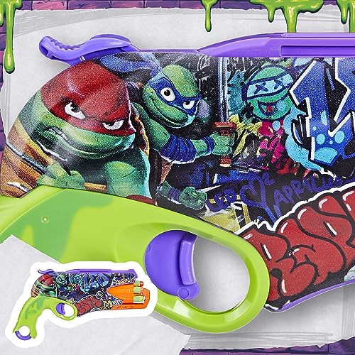 NERF Teenage Mutant Ninja Turtles Blaster, 10 Elite Darts, 8 & Up