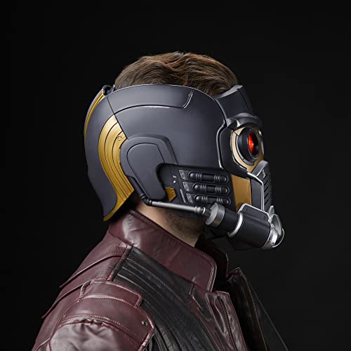 Marvel Legends Series Star-Lord Premium Electronic Roleplay Helmet with Light and Sound FX, Guardians of the Galaxy Adult Roleplay Gear