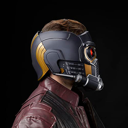 Marvel Legends Series Star-Lord Premium Electronic Roleplay Helmet with Light and Sound FX, Guardians of the Galaxy Adult Roleplay Gear