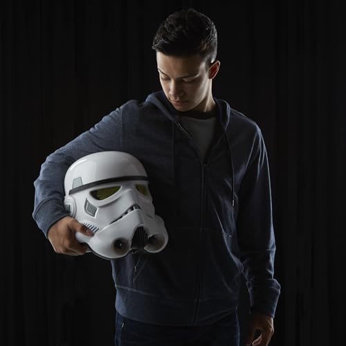 STAR WARS The Black Series Imperial Stormtrooper Premium Electronic Helmet, Rogue One: A Story Adult Roleplay Item, Ages 14 and Up