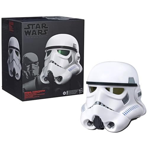 STAR WARS The Black Series Imperial Stormtrooper Premium Electronic Helmet, Rogue One: A Story Adult Roleplay Item, Ages 14 and Up