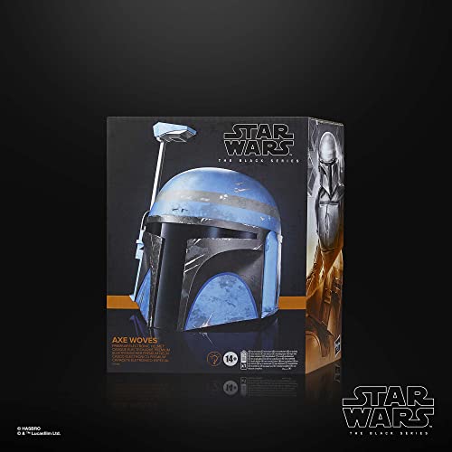 STAR WARS The Black Series Axe Woves Premium Electronic Helmet, The Mandalorian Adult Roleplay Item, Ages 14 and Up