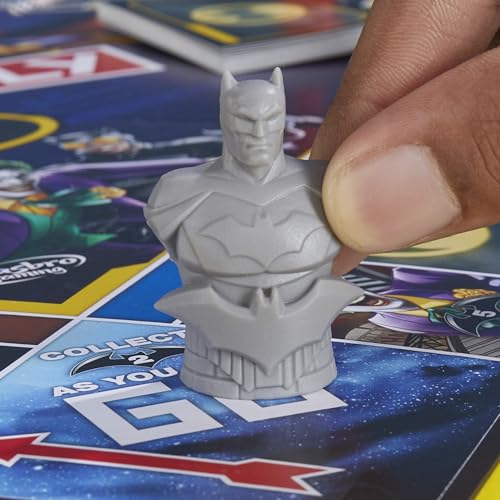 Monopoly Batman Edition Board Game | Monopoly Game for Batman Fans | Ages 8 and Up | 2 to 4 Players | Family Games | Strategy Games for Kids and Adults