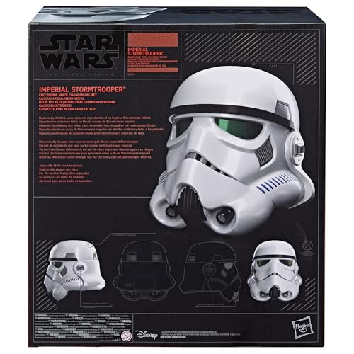 STAR WARS The Black Series Imperial Stormtrooper Premium Electronic Helmet, Rogue One: A Story Adult Roleplay Item, Ages 14 and Up