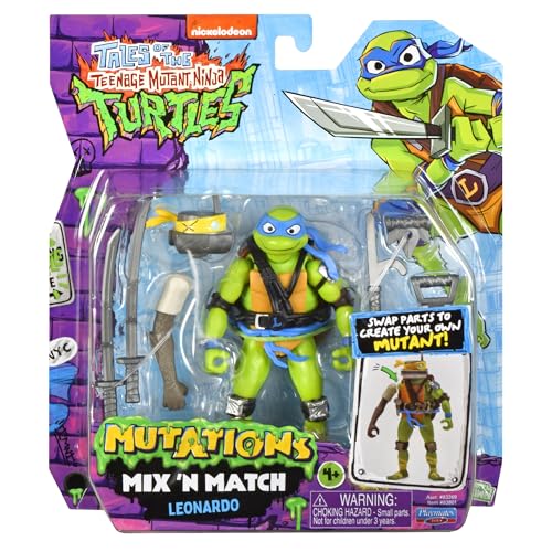 Tales of Teenage Mutant Ninja Turtles: Mutations Mix & Match 4.5" Leonardo Basic Action Figure Asst by Playmates Toys