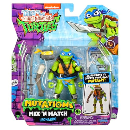 Tales of Teenage Mutant Ninja Turtles: Mutations Mix & Match 4.5" Leonardo Basic Action Figure Asst by Playmates Toys