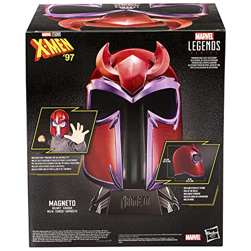 Marvel Legends Series Magneto Premium Roleplay Helmet, X-Men ‘97 Adult Roleplay Gear