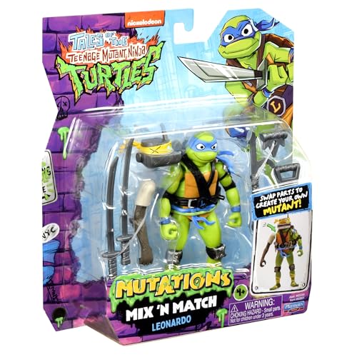 Tales of Teenage Mutant Ninja Turtles: Mutations Mix & Match 4.5" Leonardo Basic Action Figure Asst by Playmates Toys