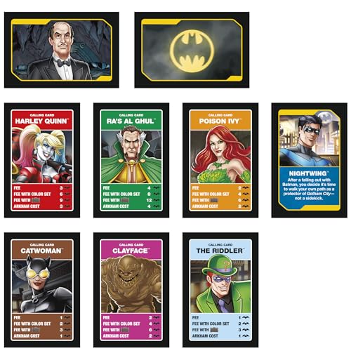 Monopoly Batman Edition Board Game | Monopoly Game for Batman Fans | Ages 8 and Up | 2 to 4 Players | Family Games | Strategy Games for Kids and Adults