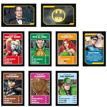 Monopoly Batman Edition Board Game | Monopoly Game for Batman Fans | Ages 8 and Up | 2 to 4 Players | Family Games | Strategy Games for Kids and Adults