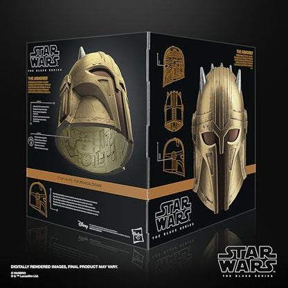 STAR WARS The Black Series The Armorer Premium Electronic Helmet, Roleplay Item for Ages 14 and Up