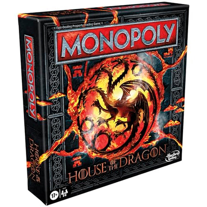 Monopoly House of the Dragon Edition Board Game | Based on the Hit TV Series | Ages 17 and Up | 2 to 6 Players | Strategy Games (Amazon Exclusive)