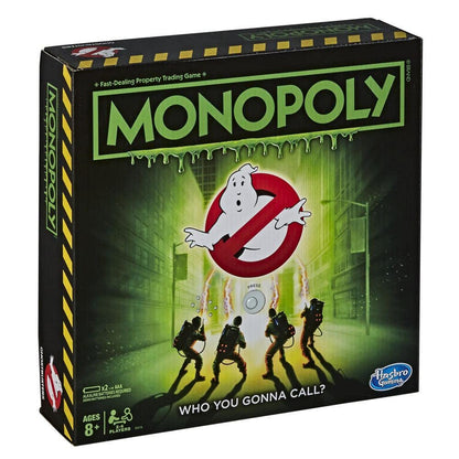 Monopoly Game: Ghostbusters Edition; Monopoly Board Game for Kids Ages 8 and Up