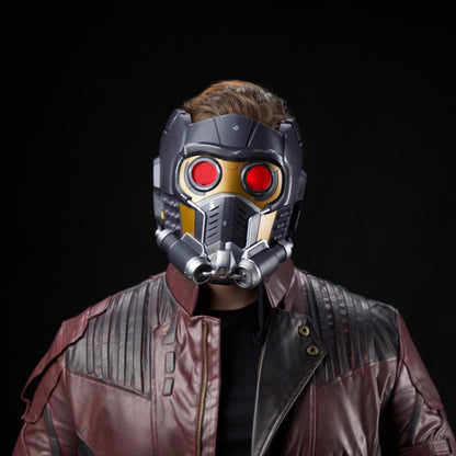 Marvel Legends Series Star-Lord Premium Electronic Roleplay Helmet with Light and Sound FX, Guardians of the Galaxy Adult Roleplay Gear