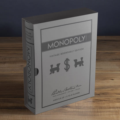 WS Game Company Monopoly Vintage Bookshelf Edition