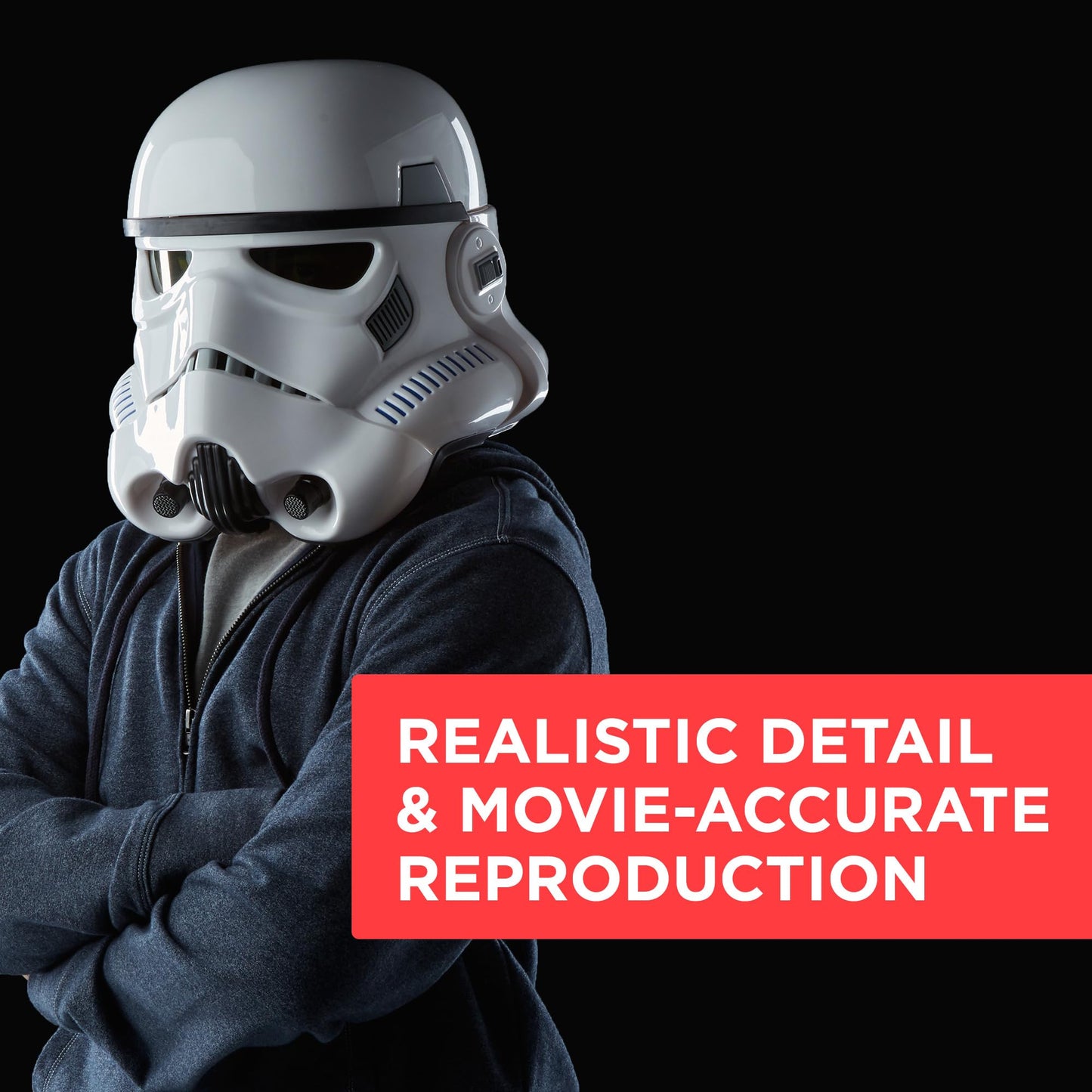 STAR WARS The Black Series Imperial Stormtrooper Premium Electronic Helmet, Rogue One: A Story Adult Roleplay Item, Ages 14 and Up