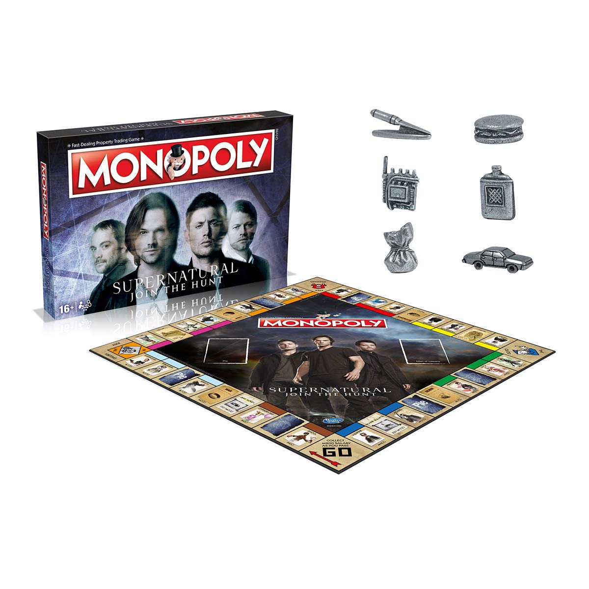 Winning Moves Supernatural Monopoly Board Game, Join The Winchester Brothers Sam and Dean, Advance to Vampire and Werewolf and Trade Your Way to Success, for Ages 16 and up