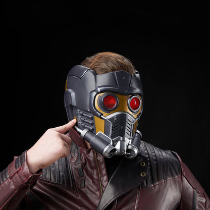 Marvel Legends Series Star-Lord Premium Electronic Roleplay Helmet with Light and Sound FX, Guardians of the Galaxy Adult Roleplay Gear