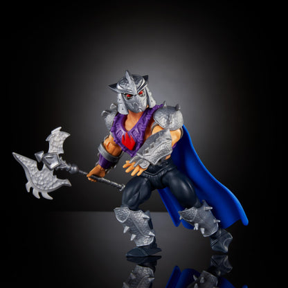 Masters of the Universe Mattel Origins Turtles of Grayskull Action Figure & Accessories, Shredder Collectible Toy with 16 Joints, TMNT & Motu Crossover