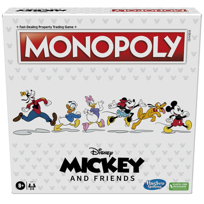 Hasbro Gaming Monopoly: Disney Mickey and Friends Edition Board Game, Ages 8+