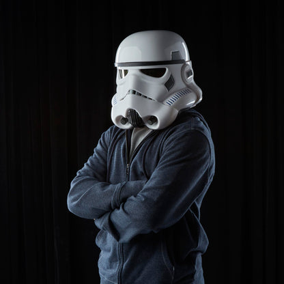 STAR WARS The Black Series Imperial Stormtrooper Premium Electronic Helmet, Rogue One: A Story Adult Roleplay Item, Ages 14 and Up