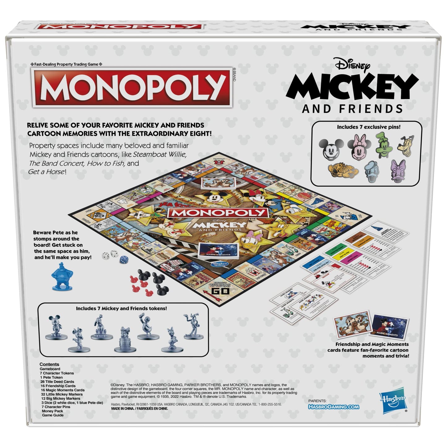 Hasbro Gaming Monopoly: Disney Mickey and Friends Edition Board Game, Ages 8+