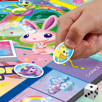 Monopoly Junior: Unicorn Edition Board Game | Magical-Themed Indoor Family Game | 2 to 4 Players | Preschool Games | Kids Ages 5+ (Amazon Exclusive)