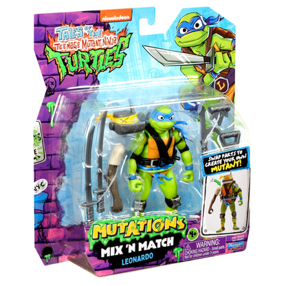 Tales of Teenage Mutant Ninja Turtles: Mutations Mix & Match 4.5" Leonardo Basic Action Figure Asst by Playmates Toys