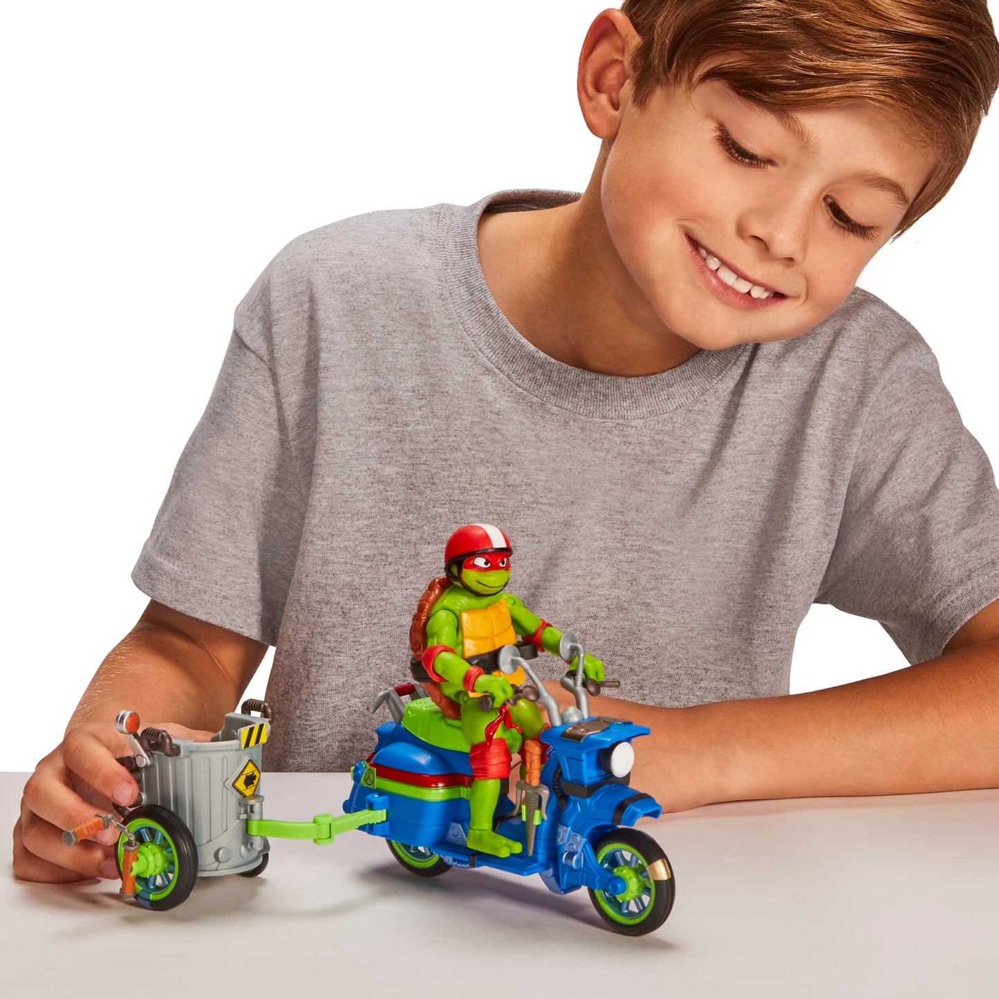 Teenage Mutant Ninja Turtles: Mutant Mayhem Battle Cycle with Exclusive Raphael Figure by Playmates Toys