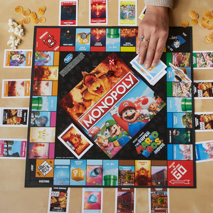 Hasbro Gaming Monopoly The Super Mario Bros. Movie Edition Kids Board Game, Family Games for Super Mario Fans, Ages 8+