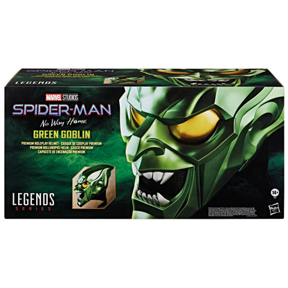 MARVEL Legends Series Green Goblin Premium Roleplay Helmet, Spider-Man: No Way Home Adult Collectible Roleplay Gear