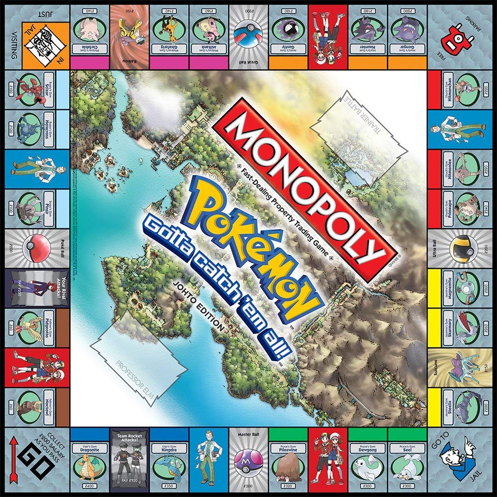 Monopoly Game: Pokémon Johto Edition