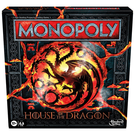 Monopoly House of the Dragon Edition Board Game | Based on the Hit TV Series | Ages 17 and Up | 2 to 6 Players | Strategy Games (Amazon Exclusive)