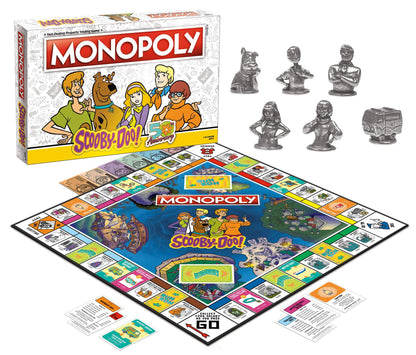 Monopoly Scooby-Doo! Board Game | Official Scooby-Doo! Merchandise Based on The Popular Scooby-Doo! Cartoon | Classic Monopoly Game Featuring Scooby-Doo! Characters