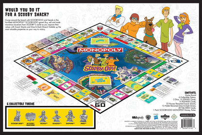 Monopoly Scooby-Doo! Board Game | Official Scooby-Doo! Merchandise Based on The Popular Scooby-Doo! Cartoon | Classic Monopoly Game Featuring Scooby-Doo! Characters