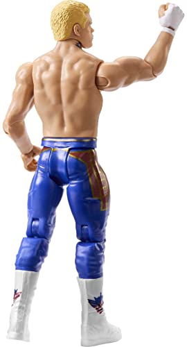 Mattel WWE Cody Rhodes Top Picks Action Figure, Collectible with 10 Points of Articulation & Life-Like Detail, 6-Inch