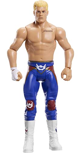 Mattel WWE Cody Rhodes Top Picks Action Figure, Collectible with 10 Points of Articulation & Life-Like Detail, 6-Inch