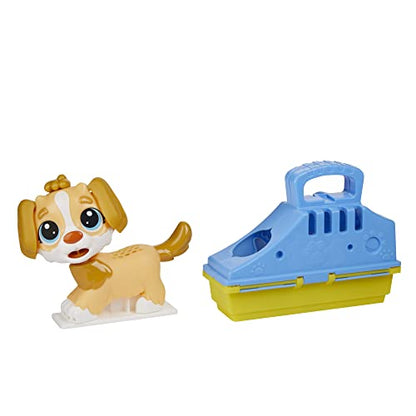 Play-Doh Care 'n Carry Vet Playset for Kids 3 and Up with Toy Dog, Storage, 10 Tools, and 5 Modeling Compound Colors.