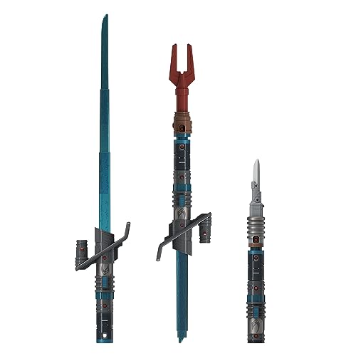 STAR WARS Lightsaber Forge Ultimate Mandalorian Masterworks Set, Officially Licensed Electronic Lightsaber Perfect for Halloween Costume, Toys for Boys and Girls, 4+