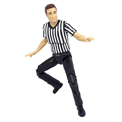 Ultimate Referee with Deluxe Articulation for WWE Wrestling Action Figures