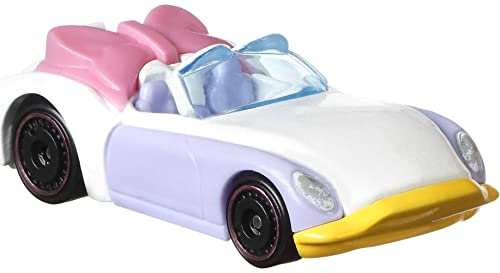 Hot Wheels Disney Character Cars, 6-Pack 1:64 Scale Toy Cars in Collectible Packaging: Mickey, Minnie, Pluto, Daisy, Donald & Goofy